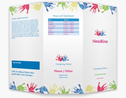 Design Preview for Design Gallery: Fun & Whimsical Custom Brochures, 8.5" x 11" Tri-fold