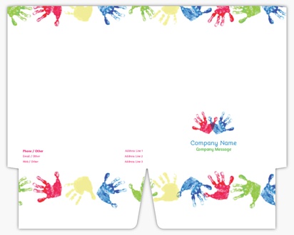 Design Preview for Design Gallery: Education & Child Care Presentation Folders, 9.5" x 12"