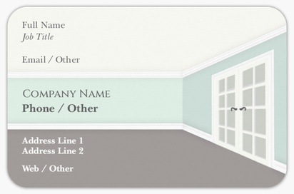 Design Preview for Design Gallery: Painting & Decorating Rounded Corner Business Cards, Rounded Standard (85 x 55 mm)