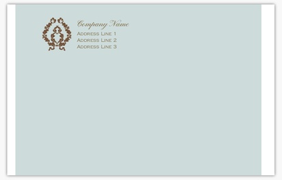 Design Preview for Retail & Sales Custom Envelopes Templates, 5.5" x 4" (A2)