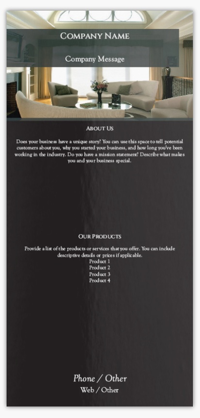 Design Preview for Design Gallery: Home Staging Flyers & Leaflets,  No Fold/Flyer DL (99 x 210 mm)