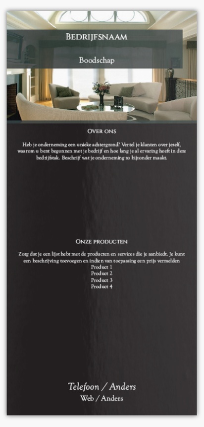 Voorvertoning ontwerp voor Ontwerpgalerij: Schoonmaakservice Flyers en folders,  Geen vouwlijn DL (99 x 210 mm)
