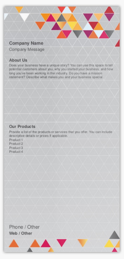 Design Preview for Design Gallery: Software Development Flyers & Leaflets,  No Fold/Flyer DL (99 x 210 mm)