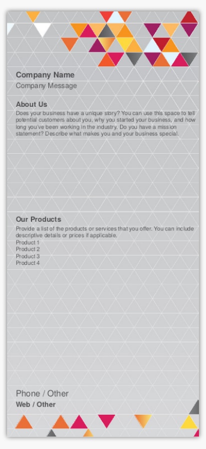 Design Preview for Design Gallery: Information & Technology Rate Cards