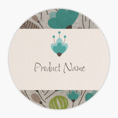 Design Preview for Design Gallery: Elegant Product & Packaging Labels, Circle 1.5"  3.8 x 3.8 cm 