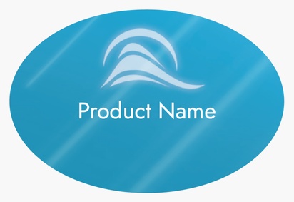 Design Preview for Design Gallery: Pool & Spa Care Product Labels on Sheets, Oval 7.6 x 5.1 cm