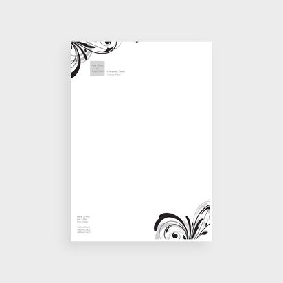 Design Preview for Design Gallery: Beauty & Spa Bulk Letterheads