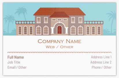 Design Preview for Design Gallery: Mortgages & Loans Ultra-Thick Business Cards, Standard (85 x 55 mm)