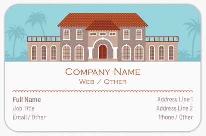 Design Preview for Design Gallery: Appraisal & Investments Rounded Corner Business Cards, Rounded Standard (85 x 55 mm)