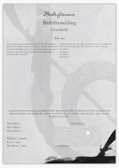 Forhåndsvisning av design for Designgalleri: Utdannelse Flyere og brosjyrer,  Ikke foldet A4 (210 x 297 mm)