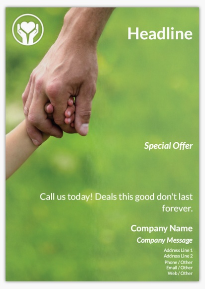 Design Preview for Design Gallery: Foster Services & Adoption Flyers & Leaflets,  No Fold/Flyer A4 (210 x 297 mm)