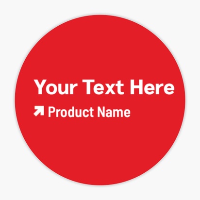 Design Preview for Design Gallery: Marketing & Communications Product & Packaging Labels, Circle 1.5"  3.8 x 3.8 cm 