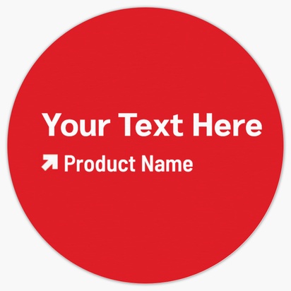 Design Preview for Design Gallery: Marketing & Communications Product Labels on Sheets, Circle 3.8 x 3.8 cm