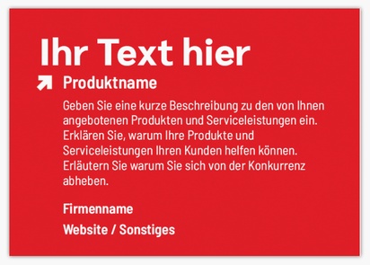 Designvorschau für Designgalerie: Etiketten auf Rolle Marketing & PR, Rechteck 10,5 x 7,4 cm Weißes Papier