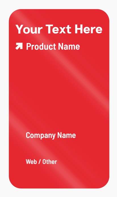 Design Preview for Design Gallery: Product Labels on Sheets, Rounded Rectangle 8.7 x 4.9 cm