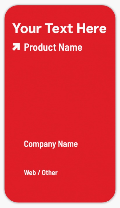 Design Preview for Design Gallery: Marketing & Communications Product & Packaging Labels, Rounded Rectangle  8.7 x 4.9 cm 
