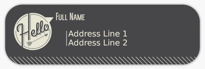 Design Preview for Design Gallery: Graphic Design Return Address Labels