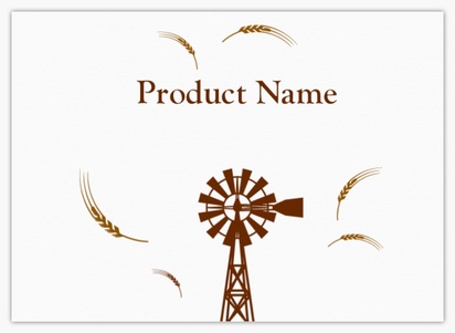 Design Preview for Design Gallery: Agriculture & Farming Roll Labels, Rectangle 7.4 x 5.3 cm White Paper