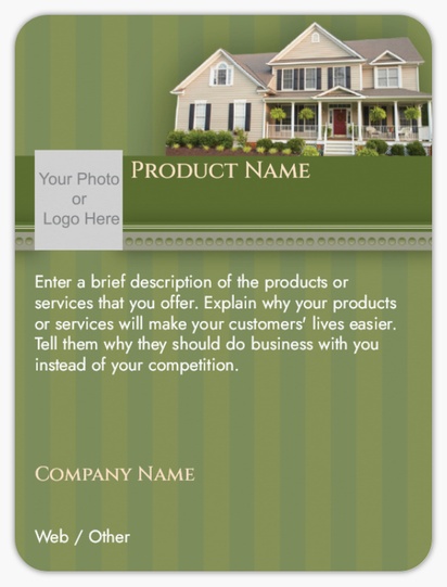 Design Preview for Design Gallery: Property Estate Solicitors Product Labels on Sheets, Rounded Rectangle 10 x 7.5 cm