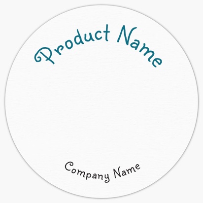 Design Preview for Design Gallery: Fun & Whimsical Product Labels on Sheets, Circle 3.8 x 3.8 cm