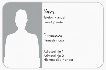 Forhåndsvisning af design for Designgalleri: Sjovt og fjollet Visitkort m/afrundede hjørner, Afrundede Standard (85 x 55 mm)