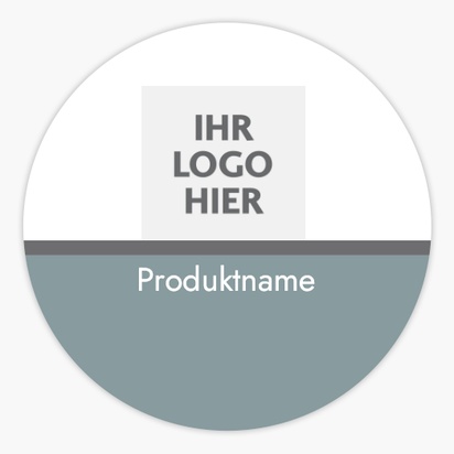 Designvorschau für Designgalerie: Etiketten auf Rolle Unternehmensdienstleistungen, Circle 4 x 4 cm Weißes Papier