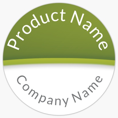 Design Preview for Design Gallery: Information & Technology Product Labels, 3.8 x 3.8 cm Circle