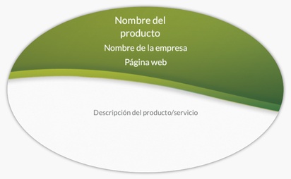 Vista previa del diseño de Galería de diseños de etiquetas para productos en hoja para tecnología, Ovalada 12,7 x 7,6 cm