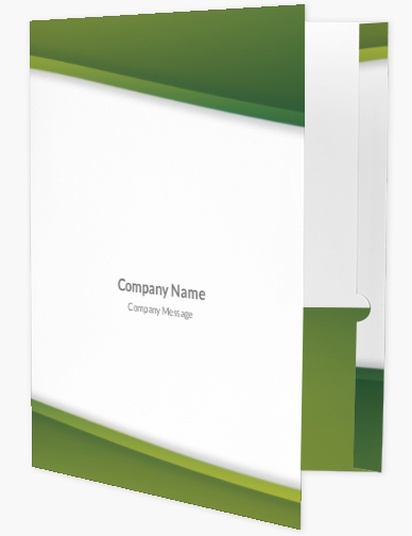 Design Preview for Design Gallery: Business Services Presentation Folders, A4
