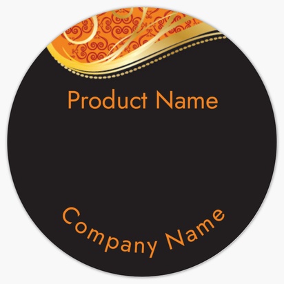 Design Preview for Design Gallery: Bold & Colourful Product Labels, 3.8 x 3.8 cm Circle