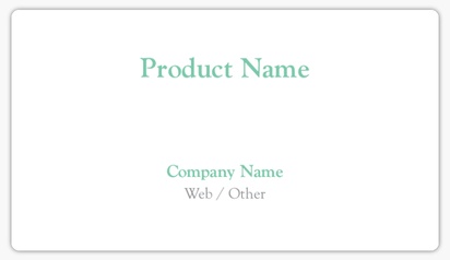 Design Preview for Design Gallery: Conservative Product Labels, 8.7 x 4.9 cm Rounded Rectangle