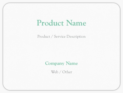 Design Preview for Design Gallery: Business Services Product Labels on Sheets, Rounded Rectangle 10 x 7.5 cm