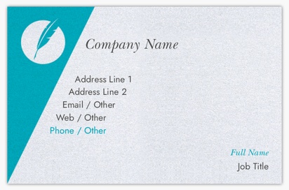Design Preview for Design Gallery: Legal Pearl Business Cards