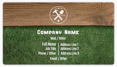 Design Preview for Design Gallery: Landscaping & Gardening Business Card Stickers