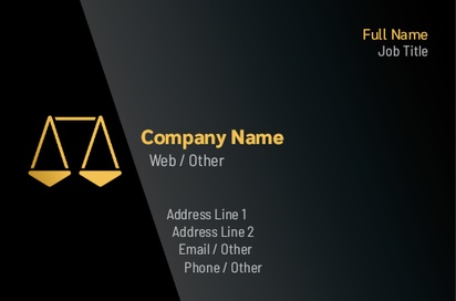 Design Preview for Design Gallery: Legal Natural Uncoated Business Cards