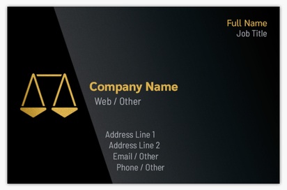 Design Preview for Design Gallery: Law, Public Safety & Politics Pearl Business Cards
