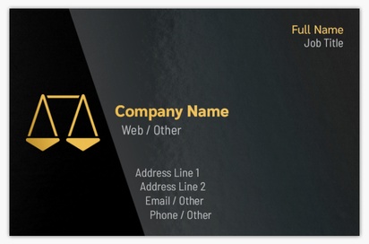 Design Preview for Design Gallery: Law, Public Safety & Politics Glossy Business Cards