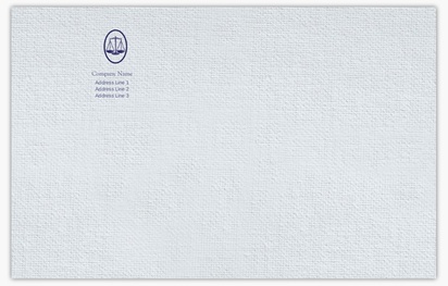 Design Preview for Law, Public Safety & Politics Custom Envelopes Templates, 5.5" x 4" (A2)