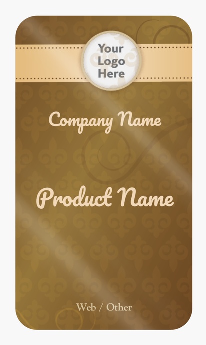 Design Preview for Design Gallery: Sweet Shops Product Labels on Sheets, Rounded Rectangle 8.7 x 4.9 cm