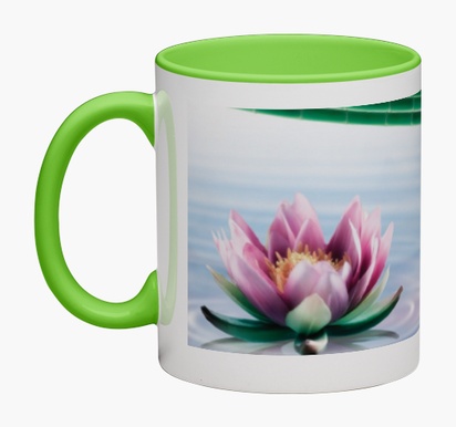 Design Preview for Design Gallery: Food & Beverage Personalised Mugs, Wrap-around