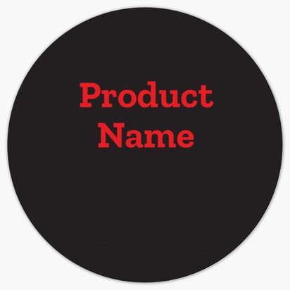 Design Preview for Design Gallery: Comedy Performance Product Labels on Sheets, Circle 3.8 x 3.8 cm