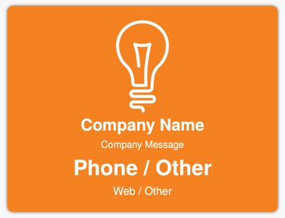 A logo di industria innovation orange yellow design