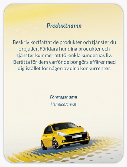 Förhandsgranskning av design för Designgalleri: Biltvätt & service Produktetiketter på ark, Rundad rektangel 10 x 7,5 cm