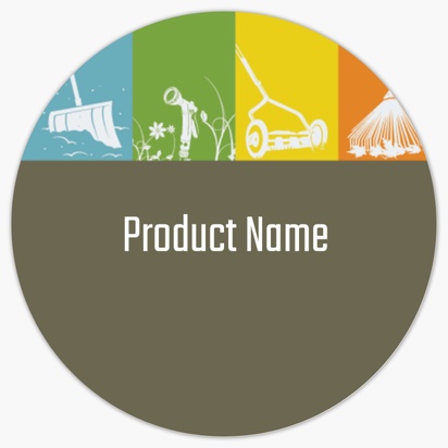 Design Preview for Design Gallery: construction, repair & improvement Product Labels, 3.8 x 3.8 cm Circle