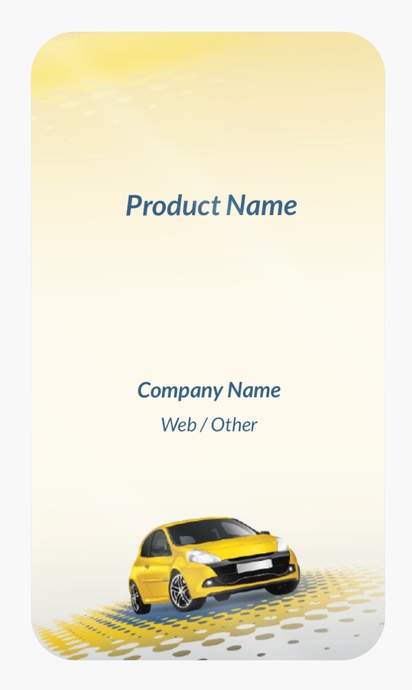 Design Preview for Design Gallery: Mechanics & Auto Body Product Labels on Sheets, Rounded Rectangle 8.7 x 4.9 cm