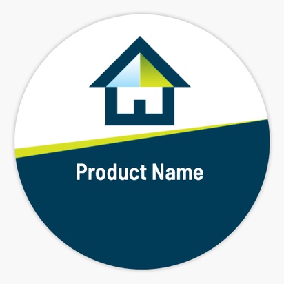 Design Preview for Design Gallery: Finance & Insurance Roll Labels, Circle 4 x 4 cm White Paper