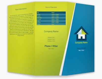 Design Preview for Finance & Insurance Custom Brochures Templates, 8.5" x 11" Tri-fold