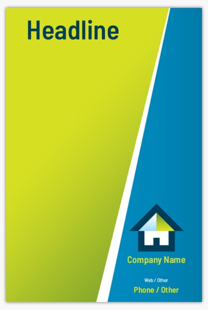 A 融資会社 långivande bolaget blue yellow design for Modern & Simple