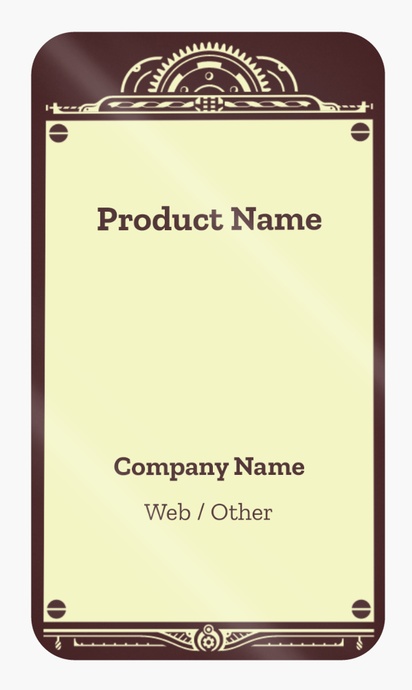 Design Preview for Design Gallery: Manufacturing & Distribution Product Labels on Sheets, Rounded Rectangle 8.7 x 4.9 cm
