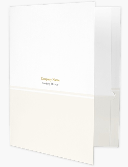 Design Preview for Design Gallery: Finance & Insurance Presentation Folders, A4